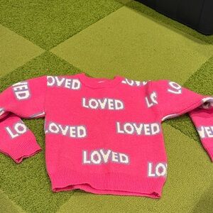 Lola + The Boys Vibrant Pink Sweater